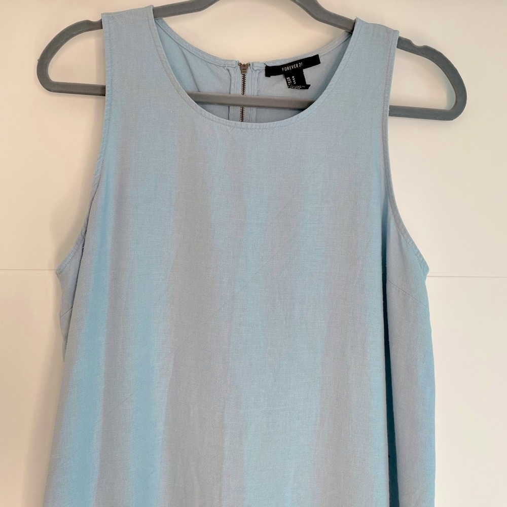 Linen blend dress